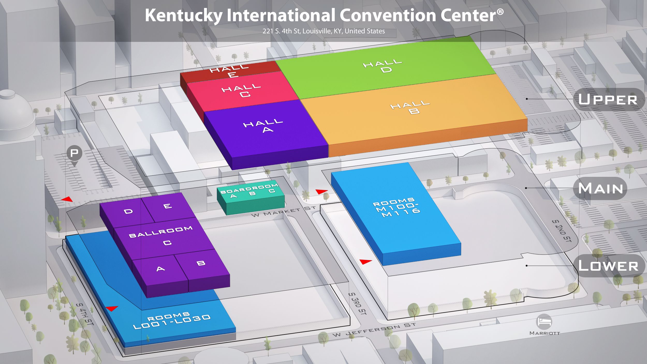 Kentucky International Convention Center floor plan